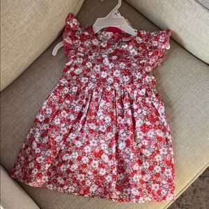 Penelope Mack Red and White Floral Dress